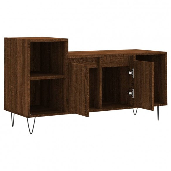 Meuble TV Chêne marron 100x35x55 cm Bois d'ingénierie