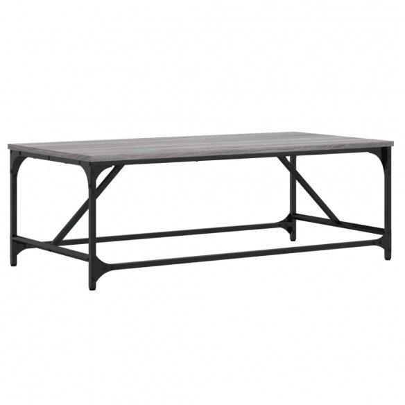 Table basse Sonoma gris 100x50x35 cm Bois d'ingénierie