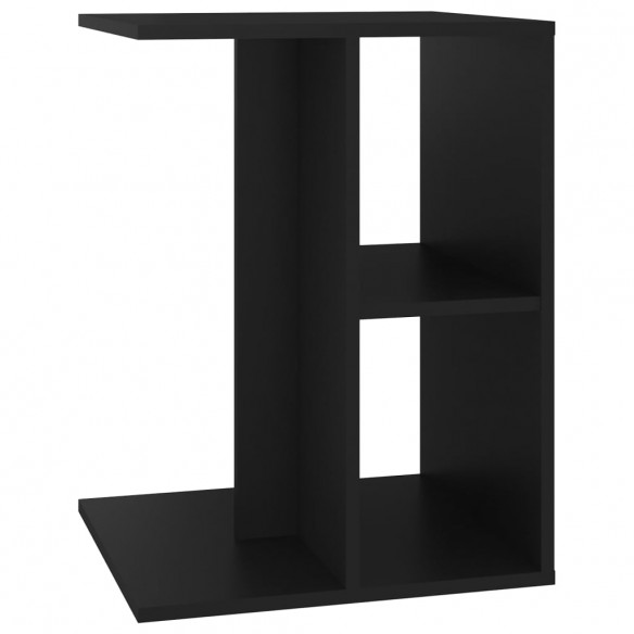 Table d'appoint Noir 60x40x45 cm Aggloméré