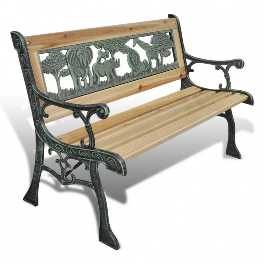 Banc de jardin pour enfants 84 cm Bois