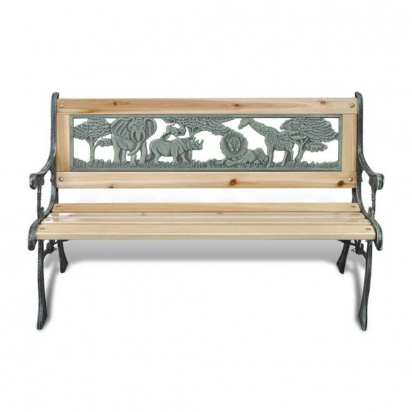 Banc de jardin pour enfants 84 cm Bois