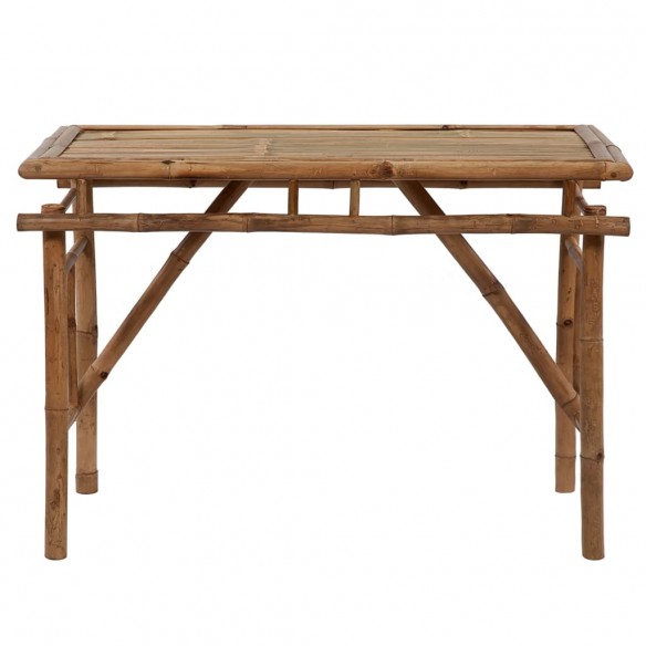 Table de jardin pliable 115x50x75 cm Bambou