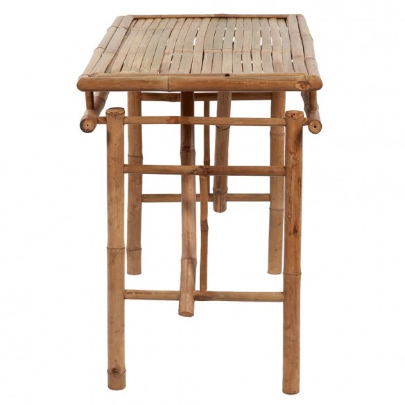 Table de jardin pliable 115x50x75 cm Bambou