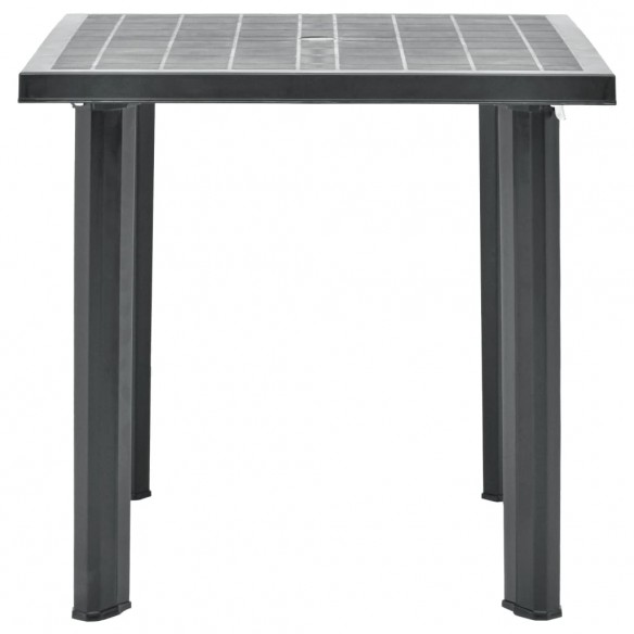 Table de jardin Anthracite 80x75x72 cm Plastique