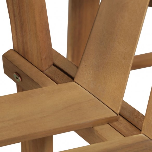 Banc de tour d'arbre Demi-hexagonal 160 cm Bois d'acacia massif