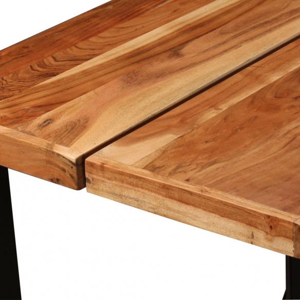 Table de bar Bois massif d'Acacia 150x70x107 cm