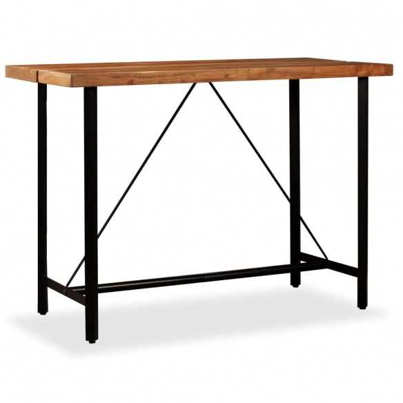 Table de bar Bois massif d'Acacia 150x70x107 cm