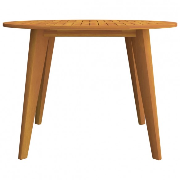 Table de jardin Ø110x75 cm Bois d'acacia solide