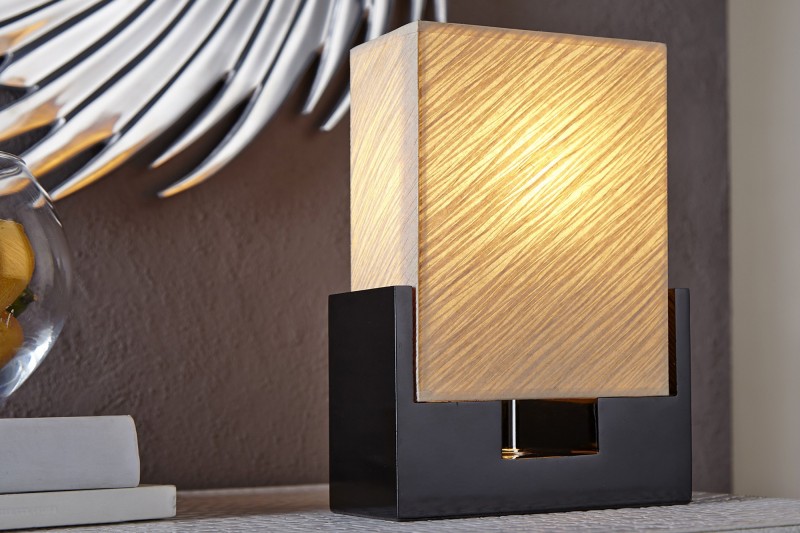 Lampe design en tissu de latex plissé  beige