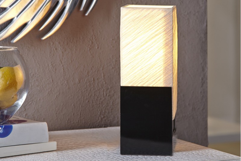 Lampe design en tissu de latex plissé  beige