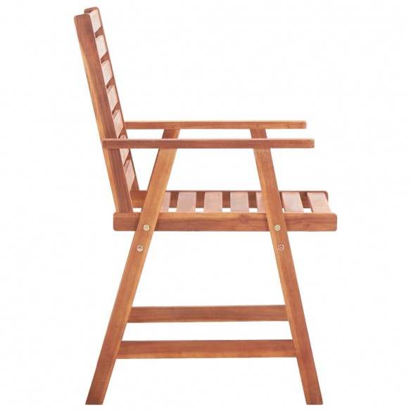 Chaises de salle à manger d'extérieur 8pcs Bois d'acacia massif