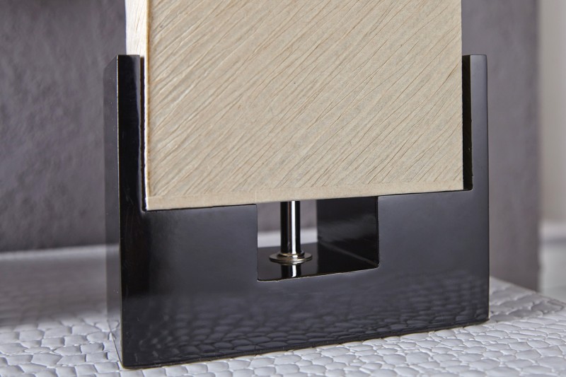 Lampe design en tissu de latex plissé  beige