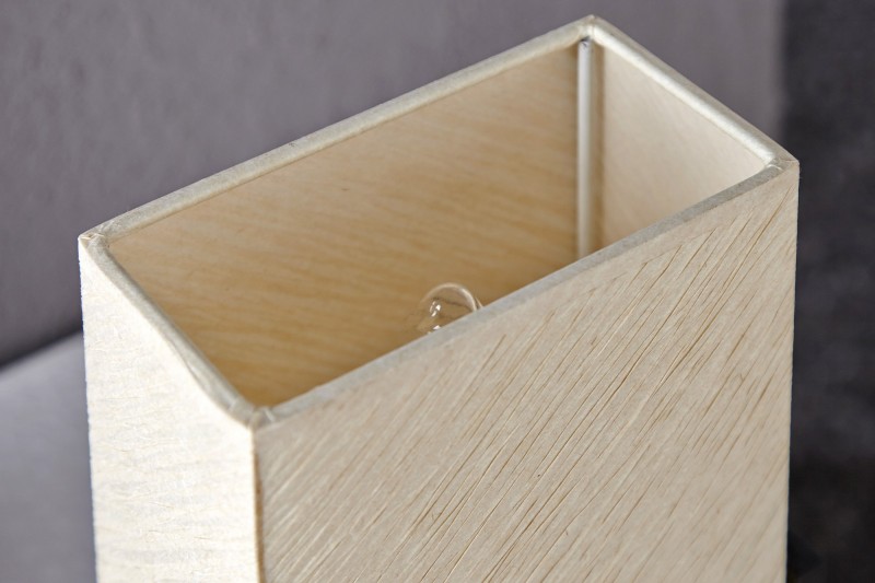 Lampe design en tissu de latex plissé  beige