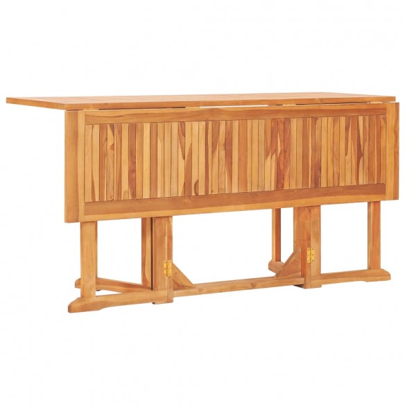 Table pliable de jardin papillon 150x90x75 cm Bois teck solide