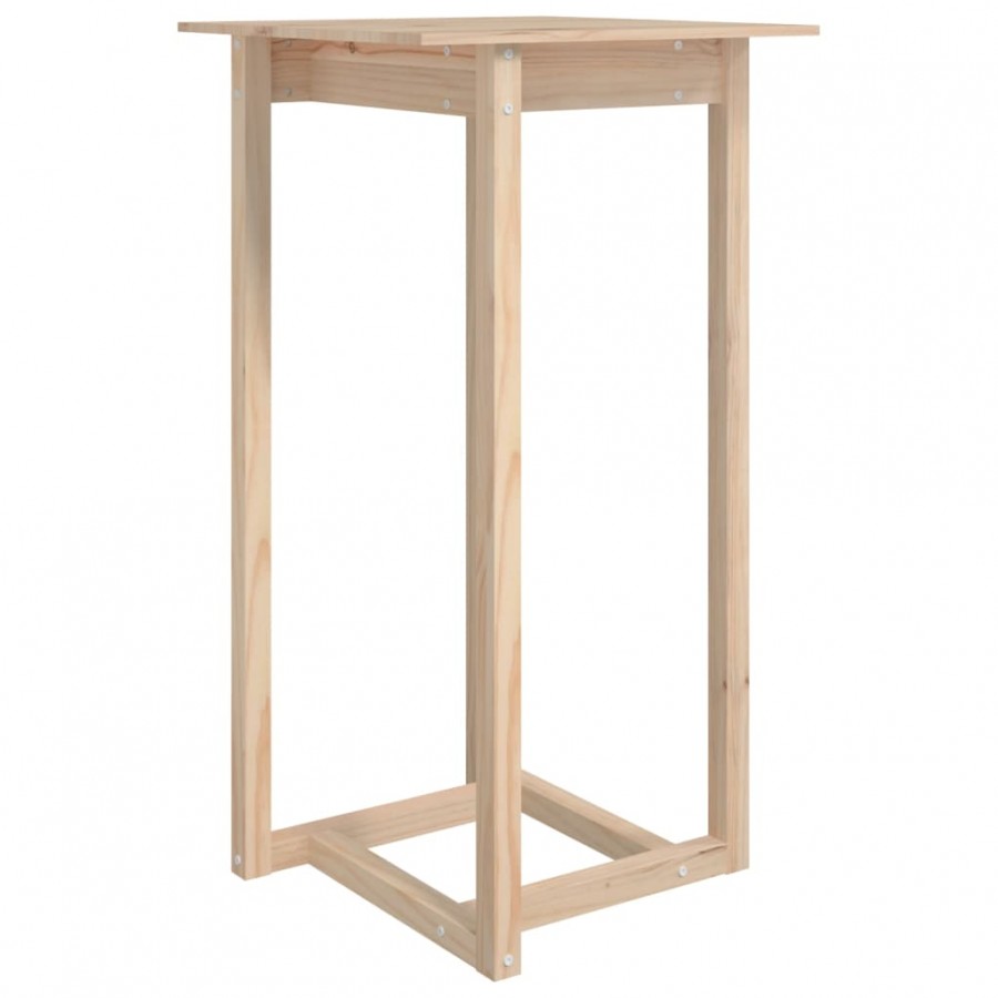 Table de bar 60x60x110 cm Bois massif de pin Table de bar 60x60x110 cm Bois massif de pin