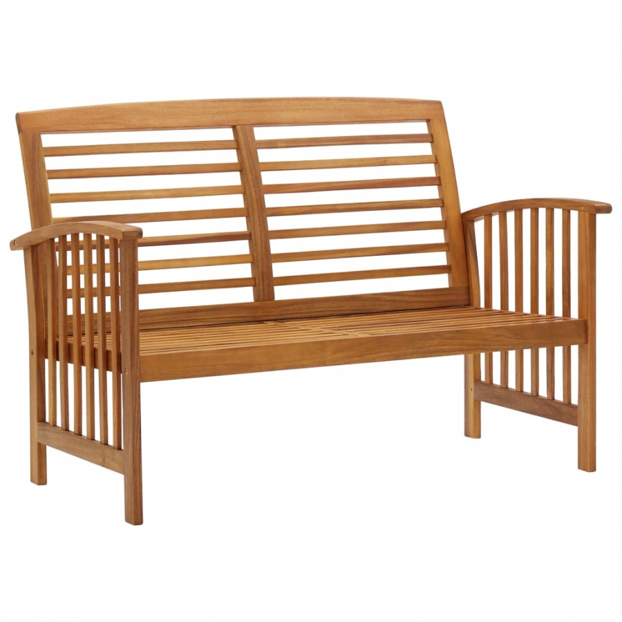 Banc de jardin 119 cm Bois d'acacia solide