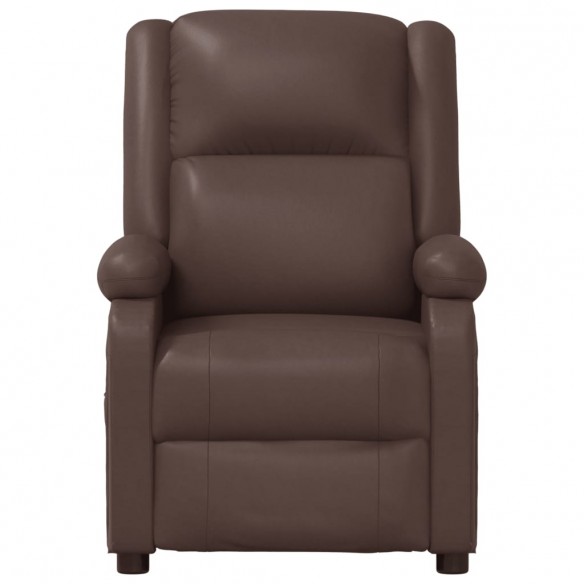 Fauteuil de massage électrique Marron Similicuir