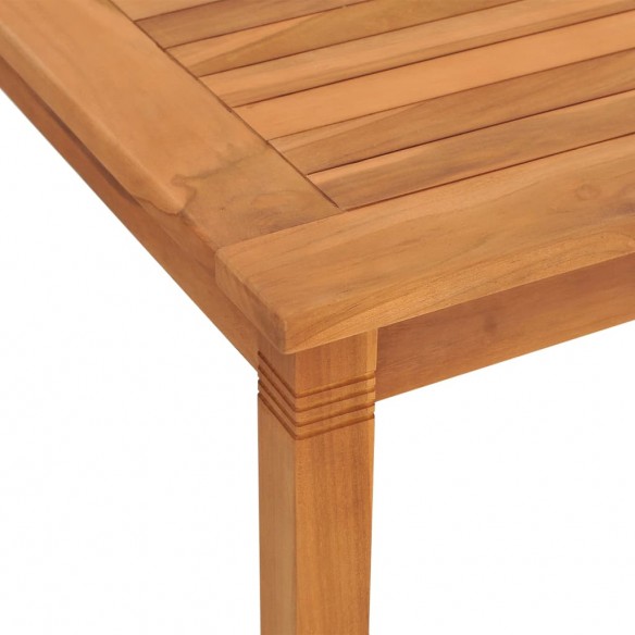 Table à dîner de jardin 150x90x75 cm bois massif de teck