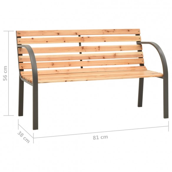 Banc de jardin pour enfants 81 cm Bois de pin chinois