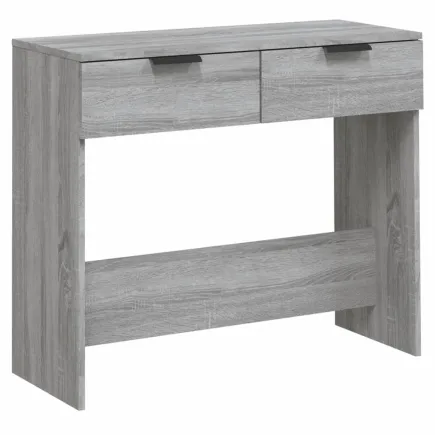 Table console Sonoma gris 90x36x75 cm  2