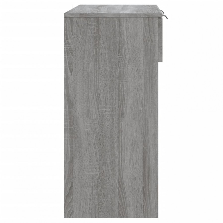 Table console Sonoma gris 90x36x75 cm 