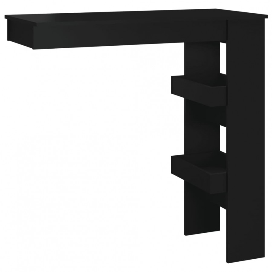 Table de bar murale Noir 102x45x103,5 cm  Table de bar murale Noir 102x45x103,5 cm