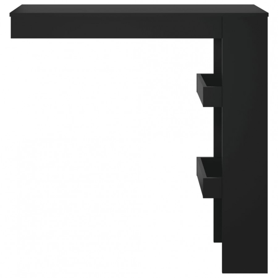 Table de bar murale Noir 102x45x103,5 cm  Table de bar murale Noir 102x45x103,5 cm