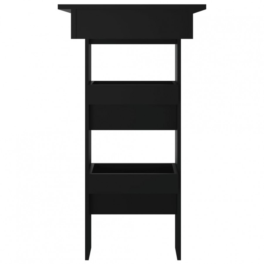 Table de bar murale Noir 102x45x103,5 cm  Table de bar murale Noir 102x45x103,5 cm
