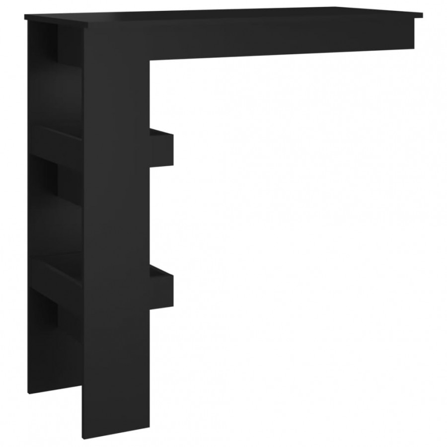 Table de bar murale Noir 102x45x103,5 cm  Table de bar murale Noir 102x45x103,5 cm