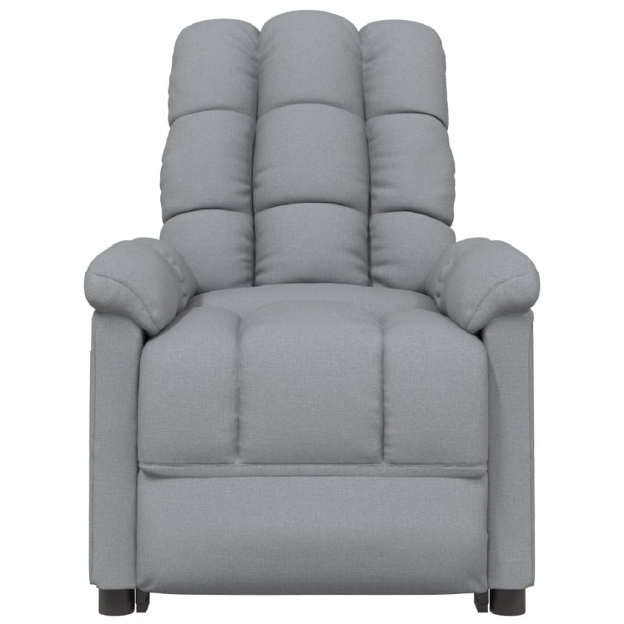 Fauteuil de massage Gris clair Tissu