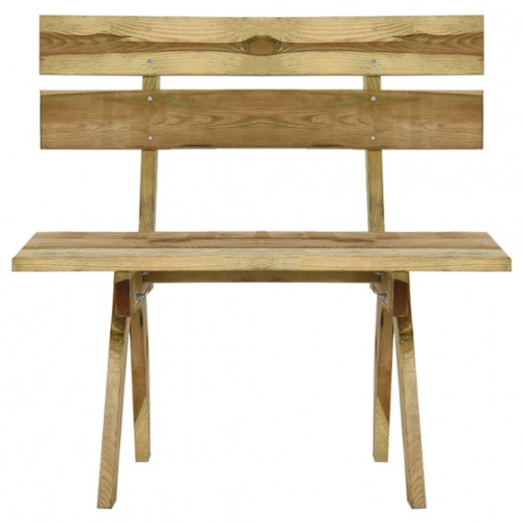 Banc de jardin 110 cm Bois de pin imprégné