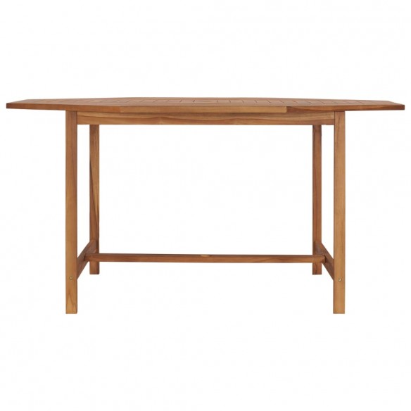 Table de jardin 150x150x75 cm Bois de teck solide