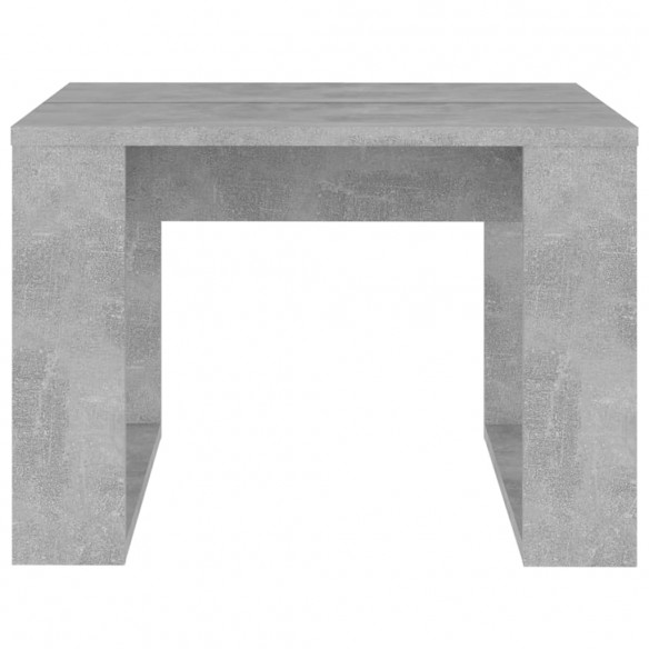 Table d'appoint Gris béton 50x50x35 cm Aggloméré