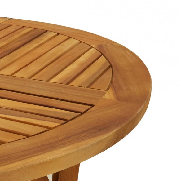 Table de jardin Ø 85 cm Bois d'acacia solide