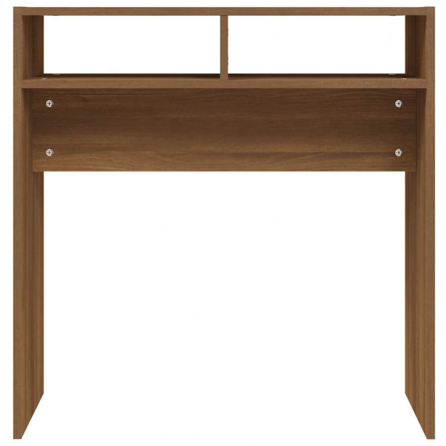 Table console Chêne marron 78x30x80 cm 