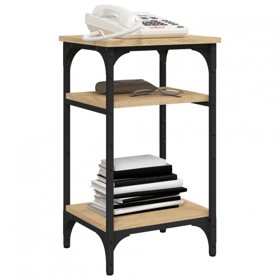 Table d'appoint Chêne sonoma 35x30x60 cm 