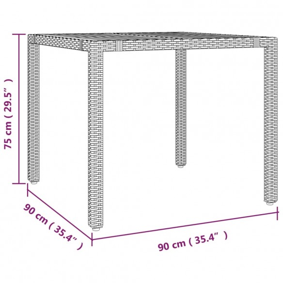 Ensemble à manger de jardin 5 pcs avec coussins Gris