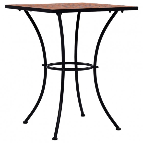 Table de bistro mosaïque Terre cuite 60 cm  Céramique