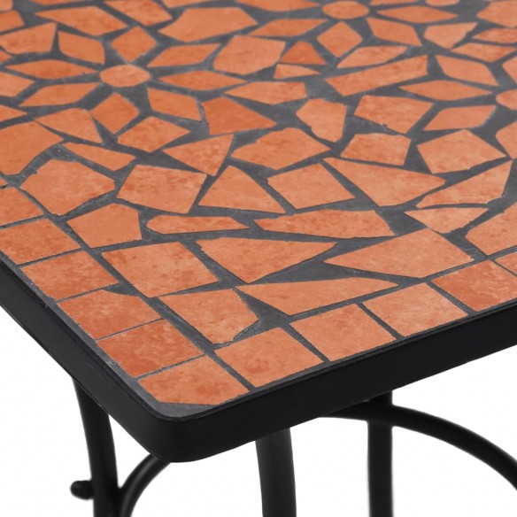 Table de bistro mosaïque Terre cuite 60 cm  Céramique