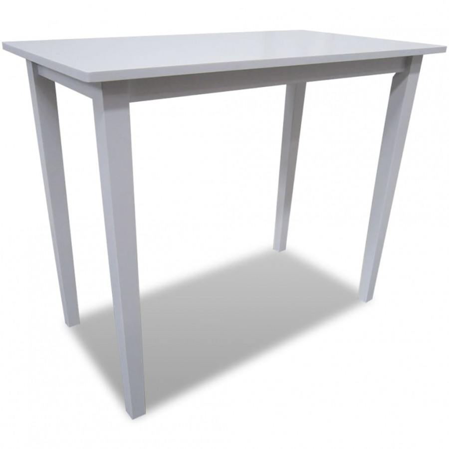 Table de bar en bois Blanc