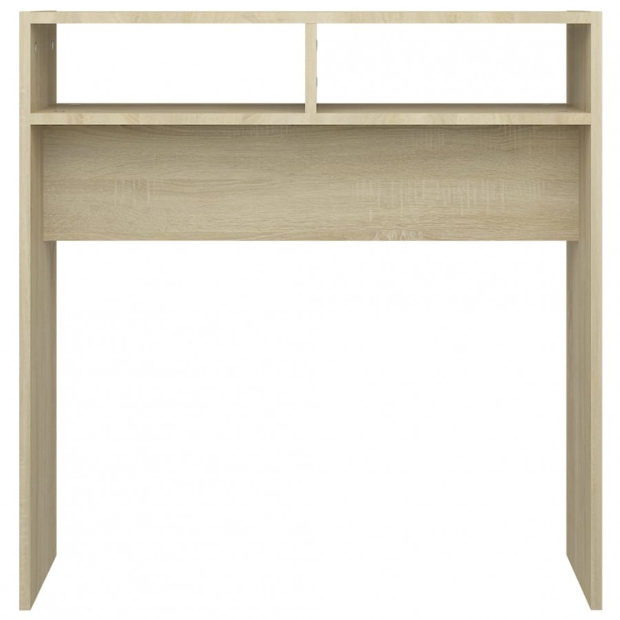 Table console Chêne sonoma 78x30x80 cm Aggloméré