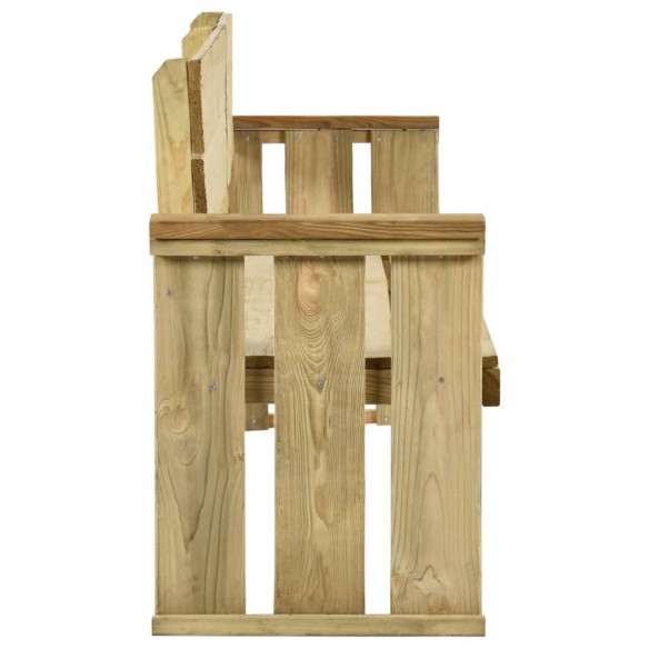 Banc de jardin 172 cm Bois de pin imprégné