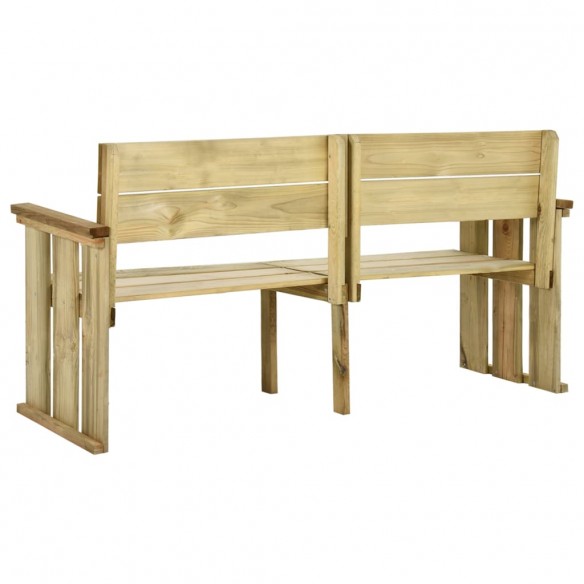 Banc de jardin 172 cm Bois de pin imprégné