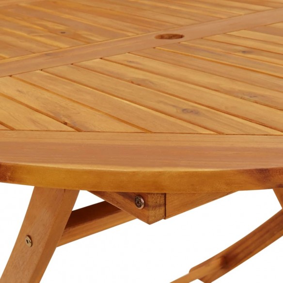 Table pliable de jardin 110 cm Bois d'acacia massif