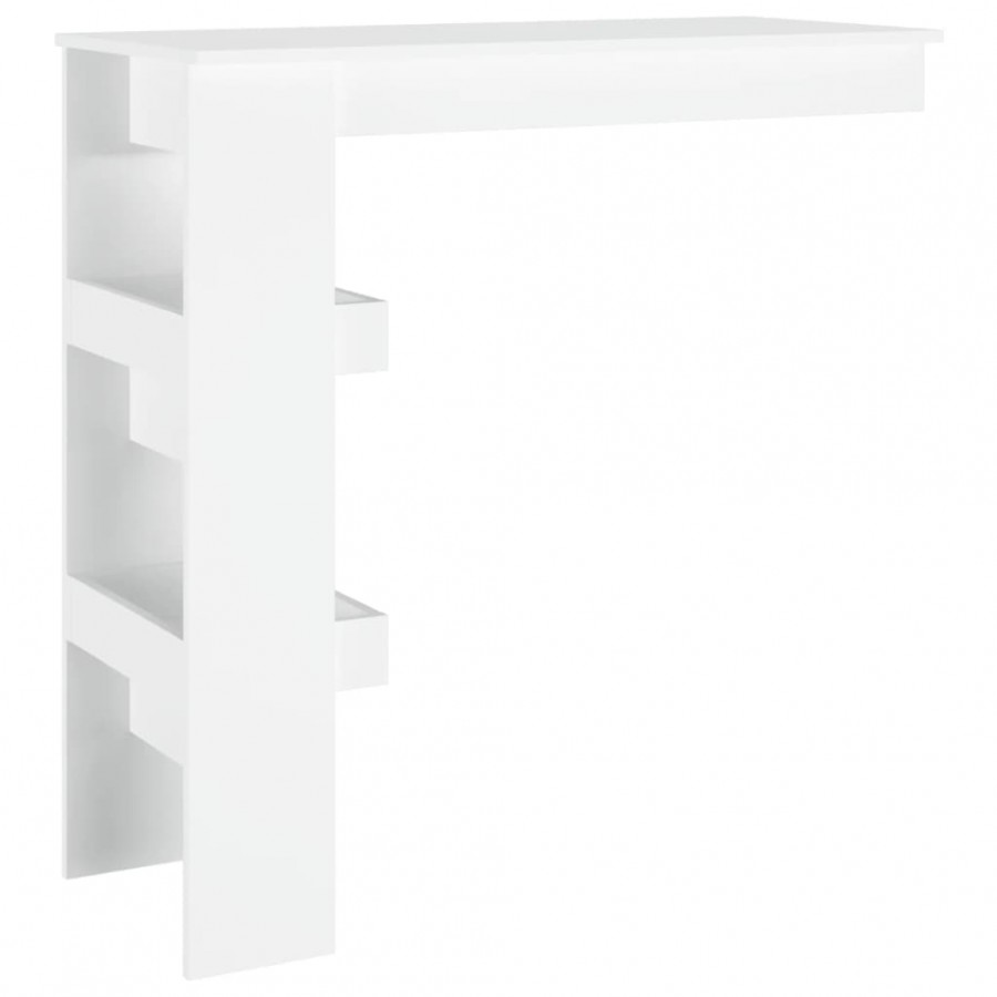 Table de bar murale Blanc 102x45x103,5 cm  Table de bar murale Blanc 102x45x103,5 cm