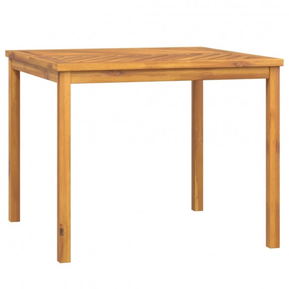 Table à manger de jardin 90x90x74 cm bois d'acacia solide