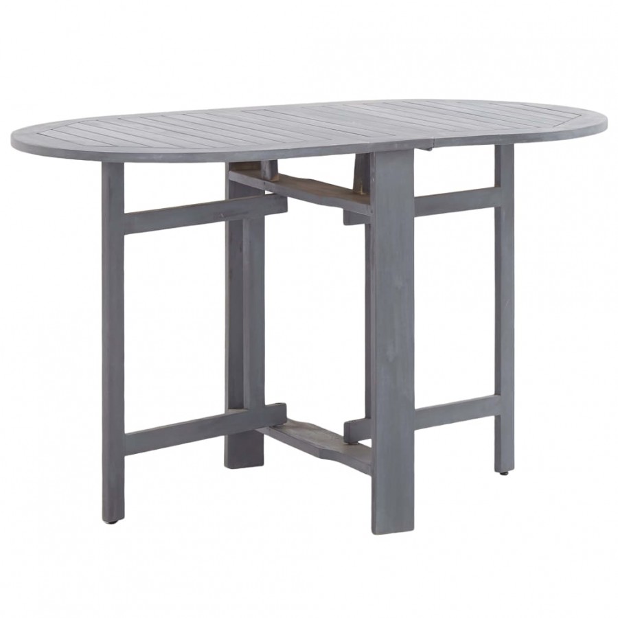 Table de jardin Gris 120x70x74 cm Bois d'acacia massif