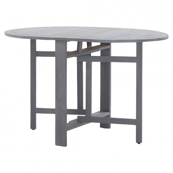 Table de jardin Gris 120x70x74 cm Bois d'acacia massif