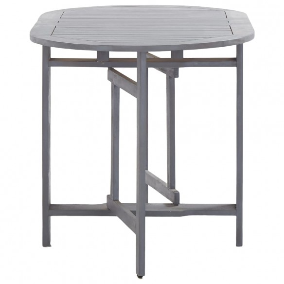 Table de jardin Gris 120x70x74 cm Bois d'acacia massif