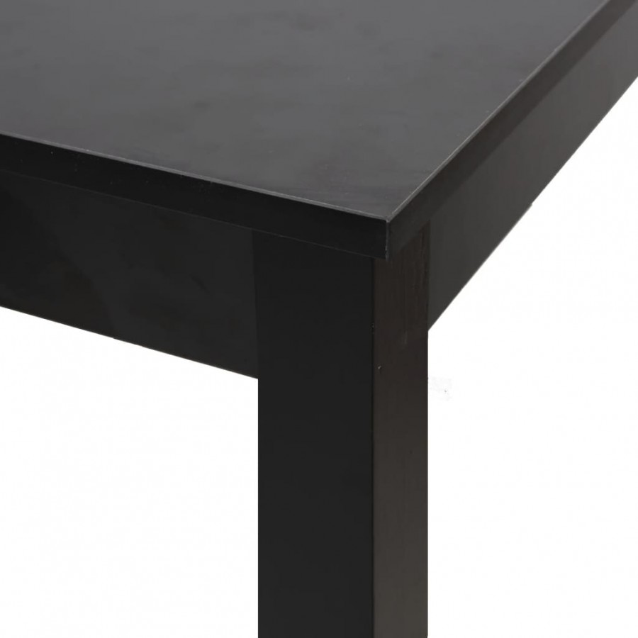 Table de bar MDF noir 115x55x107 cm Table de bar MDF noir 115x55x107 cm